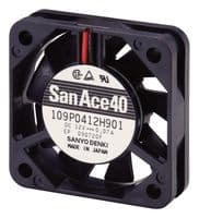 109P0405M901 - SANYO DENKI - 109P0405M901 - DC Axial Fan, 5 V, Square, 40 mm, 10 mm, Ball Bearing, 4.2 CFM