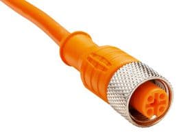 DOL-1204-G02M - SICK - DOL-1204-G02M - Sensor Cable, M12 Receptacle, Free End, 4 Positions, 2 m, 6.6 ft