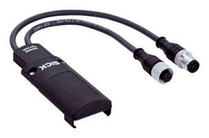 SP2-2100 - SICK - SP2-2100 - System Plug, Receptacle, M12, 5Pin, 200/150mm, 5mm Dia, deTec4/deTem4 Series Safety Light Curtains