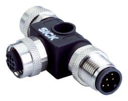 SBO-02F12-SM1 - SICK - SBO-02F12-SM1 - Sensor Splitter, T - Style, Cable Mount, 5 Position M12 Receptacle