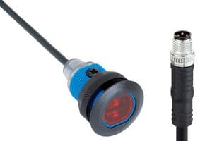 GRTE18S-P3037S23 - SICK - GRTE18S-P3037S23 - Photoelectric Sensor, 350mm, 850nm Infrared LED, Energetic/Proximity, Digital-PNP LO, GR18 Series