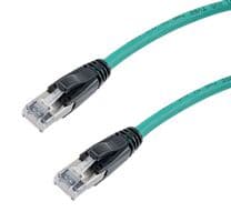 TRD626ASP-GRN-10F - L-COM - TRD626ASP-GRN-10F - Ethernet Cable, 10 Gigabit, 26AWG, Cat6a, RJ45 Plug to RJ45 Plug