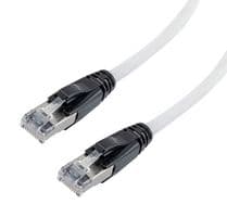 TRD626ASP-WHT-1F - L-COM - TRD626ASP-WHT-1F - Ethernet Cable, 10 Gigabit, 26AWG, Cat6a, RJ45 Plug to RJ45 Plug