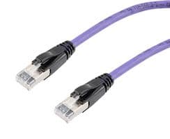 TRD626ASR-VLT-10F - L-COM - TRD626ASR-VLT-10F - Ethernet Cable, 10 Gigabit, 26AWG, Cat6a, RJ45 Plug to RJ45 Plug