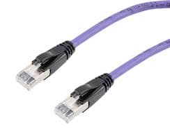 TRD626ASR-VLT-25F - L-COM - TRD626ASR-VLT-25F - Ethernet Cable, 10 Gigabit, 26AWG, Cat6a, RJ45 Plug to RJ45 Plug