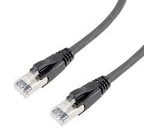 TRD626ASZ-BLK-25F - L-COM - TRD626ASZ-BLK-25F - Ethernet Cable, 10 Gigabit, 26AWG, Cat6a, RJ45 Plug to RJ45 Plug