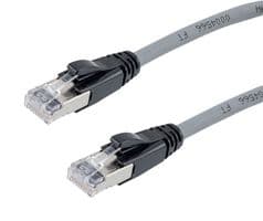 TRD626ASZ-GRY-1F - L-COM - TRD626ASZ-GRY-1F - Ethernet Cable, 10 Gigabit, 26AWG, Cat6a, RJ45 Plug to RJ45 Plug