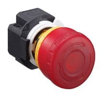 XA1E-LV312Q4R - IDEC - XA1E-LV312Q4R - Emergency Stop Switch, Illuminated, SPST-NO, DPST-NC, Pushlock Pull/Turn Reset, Solder Lug, 3 A