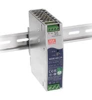 WDR-60-48 - MEAN WELL - WDR-60-48 - AC/DC DIN Rail Power Supply (PSU), ITE, Industrial & Laboratory Equipment, 1 Output, 60 W, 48 VDC