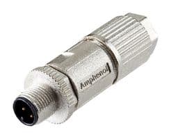 MSAS-04BMMD-SL8001 - AMPHENOL LTW - MSAS-04BMMD-SL8001 - Sensor Connector, Field Installable IDC, M Series, M12, Male, 4 Positions, IDC / IDT Pin