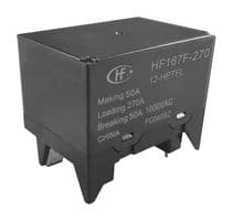 HF167F-270/12-HPTF - HONGFA - HF167F-270/12-HPTF - Power Relay, SPST-NO, 12 VDC, 270 A, HF167F-270 Series, Through Hole, Non Latching
