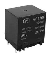 HF170F/12-2H1DTF - HONGFA - HF170F/12-2H1DTF - Power Relay, SPST-NC (AUX), DPST-NO, 12 VDC, 40 A, HF170F Series, Through Hole, Non Latching