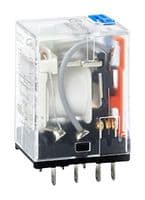 HF18FH/024-4Z13D - HONGFA - HF18FH/024-4Z13D - Power Relay, Miniature, 4PDT, 24 VDC, 6 A, HF18FH Series, Socket, Non Latching
