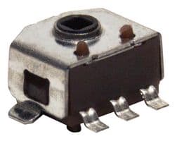 PEC04-102P-N0006 - BOURNS - PEC04-102P-N0006 - Rotary Encoder, 4mm Micro, Mechanical, Incremental, 6 PPR, 12 Detents, Vertical