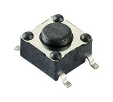 222A-MVAAR - CTS - 222A-MVAAR - Tactile Switch, 222A Series, Top Actuated, Surface Mount, Round Button, 160 gf, 50mA at 12VDC