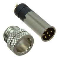 854A006-103RLS4 - NORCOMP - 854A006-103RLS4 - Sensor Connector, VULCON M8 Series, M8, Male, 6 Positions, Solder Pin, Straight Cable Mount