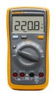 FLUKE-15B+/EUR - FLUKE - FLUKE-15B+/EUR - Digital Multimeter, Hand Held, 1kV AC/DC, 10A AC/DC, 4000 Count, Auto, Manual, 40Mohm