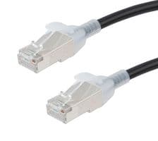 TRD630ADS-BLK-10F - L-COM - TRD630ADS-BLK-10F - Ethernet Cable, Cat6a, RJ45 Plug to RJ45 Plug, SFTP (Screened Foiled Twisted Pair), Black, 3.05 m