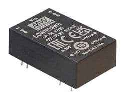 SCWN03W8-12 - MEAN WELL - SCWN03W8-12 - Isolated Through Hole DC/DC Converter, ITE & Industrial, DIP, 8:1, 3 W, 1 Output, 12 V