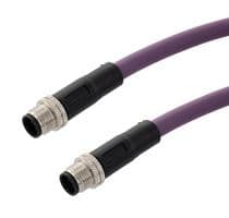 TRGB501-P3P-1M - L-COM - TRGB501-P3P-1M - Sensor Cable, M12 Plug, M12 Plug, 5 Positions, 1 m, 3.3 ft