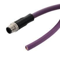 TRGB504-P3P-1M - L-COM - TRGB504-P3P-1M - Sensor Cable, M12 Plug, Free End, 5 Positions, 1 m, 3.3 ft