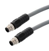 TRGK501S-P6G-1M - L-COM - TRGK501S-P6G-1M - Sensor Cable, M12 Plug, M12 Plug, 5 Positions, 1 m, 3.3 ft