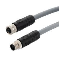TRGK502S-P6G-5M - L-COM - TRGK502S-P6G-5M - Sensor Cable, M12 Plug, M12 Receptacle, 5 Positions, 5 m, 16.4 ft