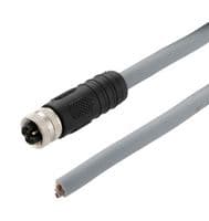 TRGK505S-P6G-5M - L-COM - TRGK505S-P6G-5M - Sensor Cable, M12 Receptacle, Free End, 5 Positions, 5 m, 16.4 ft