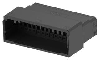 1-1903127-4 - TE CONNECTIVITY - 1-1903127-4 - Connector Housing, 2 Row, Black, Dynamic D-1100D Series, Plug, 28 Ways, 2 mm