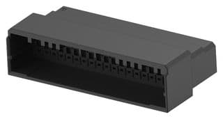 1-1903127-0 - TE CONNECTIVITY - 1-1903127-0 - Connector Housing, 2 Row, Black, Dynamic D-1100D Series, Plug, 40 Ways, 2 mm