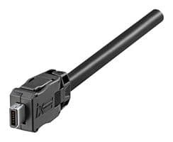 IX30GF2-A-10S-CV - HIROSE / HRS - IX30GF2-A-10S-CV - Modular Connector, Modular Plug, 1 x 1 (Port), 10P10C, Cat6a, Cable Mount