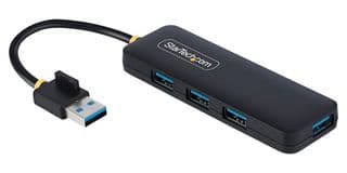 H5A4A-USB-HUB - STARTECH - H5A4A-USB-HUB - 4-Port USB-A Hub, 5Gbps, Bus Powered, Small Travel Mini USB Hub, Portable