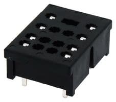 SM2S-62 - IDEC - SM2S-62 - Relay Socket, Through Hole, PC Pin, 8 Pins, 10 A, 250 V