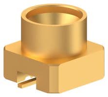 81_SMPM-S50-0-F7/111_NE - HUBER+SUHNER - 81_SMPM-S50-0-F7/111_NE - RF / Coaxial Connector, Full Detent, SMPM Coaxial, Straight Plug, Surface Mount, 50 ohm, Brass