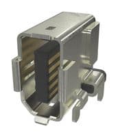 ND9AS120C - AMPHENOL COMMUNICATIONS SOLUTIONS - ND9AS120C - Modular Connector, A Key, IX Type A Jack, 1 x 1 (Port), 10P10C, Cat6a, IP20, Surface Mount