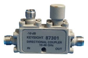 87301C - KEYSIGHT TECHNOLOGIES - 87301C - Test Accessory, 2.4mm Jack, Coaxial Directional Coupler, 50 GHz, 50 ohm, 20 W