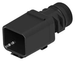 1011-245-0805 - DEUTSCH - TE CONNECTIVITY - 1011-245-0805 - Connector Accessory, Black, Nylon 6/6, 180Deg, Backshell