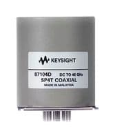87104D/-024/-161 - KEYSIGHT TECHNOLOGIES - 87104D/-024/-161 - Coaxial Switch, SP4T, 2.92mm Coaxial Female, 1.1 dB Insertion Loss, 65 dB Isolation, 40 GHz