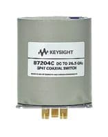 87204C/-161/-SMA - KEYSIGHT TECHNOLOGIES - 87204C/-161/-SMA - Coaxial Switch, SP4T, SMA Female, 0.6975 dB Insertion Loss, 65 dB Isolation, 26.5 GHz, 87204 Series
