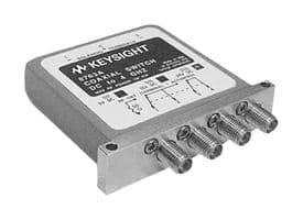 8763A/-024 - KEYSIGHT TECHNOLOGIES - 8763A/-024 - Coaxial Switch, 4-Port, SAM Female, 0.25 dB Insertion Loss, 100 dB Isolation, 4 GHz, 8763 Series