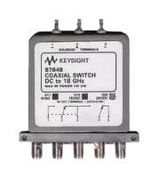 8764B/-024 - KEYSIGHT TECHNOLOGIES - 8764B/-024 - Coaxial Switch, 5-Port, SAM Female, 0.5 dB Insertion Loss, 90 dB Isolation, 18 GHz, 8764 Series