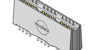 45844-0004 - MOLEX - 45844-0004 - Card Edge Connector, Dual Side, 1.57 mm, 16 Contacts, Through Hole Mount, Straight