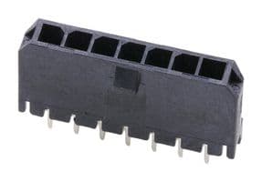 43650-0727 - MOLEX - 43650-0727 - Pin Header, Wire-to-Board, 3 mm, 1 Rows, 7 Contacts, Through Hole Straight