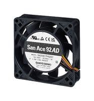 9AD0901G4H001 - SANYO DENKI - 9AD0901G4H001 - AC Axial Fan, 100V to 240V, Square, 92 mm, 25 mm, Precision Ball Bearing, 47.3 CFM