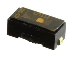 CHS-01TA2 - NIDEC COMPONENTS - CHS-01TA2 - DIP / SIP Switch, 1 Circuits, Slide, Surface Mount, SPST, 6 V, 100 mA