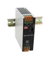 XDR-240-24LA - MEAN WELL - XDR-240-24LA - AC/DC DIN Rail Power Supply (PSU), Lever Actuated, ITE, Industrial & Laboratory Equipment, 1 Output