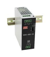 XDR-480-12 - MEAN WELL - XDR-480-12 - AC/DC DIN Rail Power Supply (PSU), Screw Terminal, ITE, Industrial & Laboratory Equipment, 1 Output