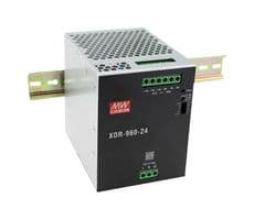 XDR-960-36 - MEAN WELL - XDR-960-36 - AC/DC DIN Rail Power Supply (PSU), Screw Terminal, ITE, Industrial & Laboratory Equipment, 1 Output