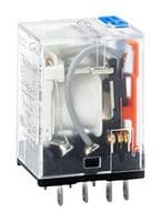HF18FF/A220-4Z13 - HONGFA - HF18FF/A220-4Z13 - Power Relay, 4PDT, 220 VAC, 6 A, HF18FF Series, Socket, Non Latching