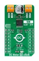 MIKROE-4334 - MIKROELEKTRONIKA - MIKROE-4334 - Add-On Board, DC Motor 15 Click, MikroE MikroBUS Compatible Development Boards
